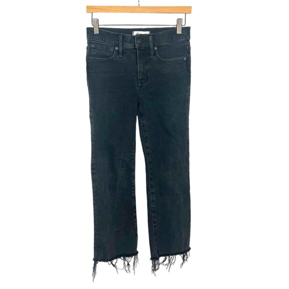 Madewell Denim - Madewell Black Cali Demi Boot Mid Rise Jeans 26P